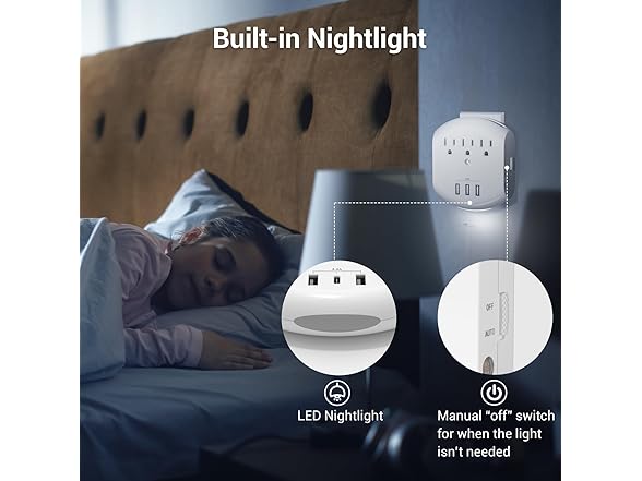 Clear Power 2-Pack USB Wall Charger