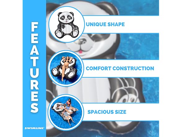 Swimline Inflatable Panda Pool Float