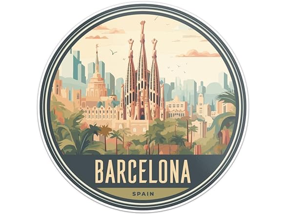 Generic Spain Barcelona City Sticker