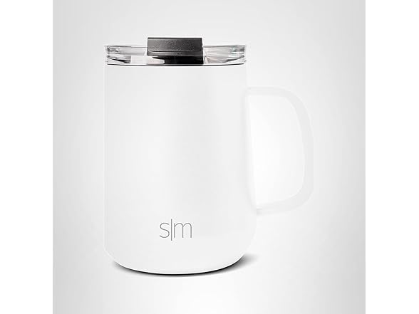 Simple Modern Travel Coffee Mug  12oz | Winter White