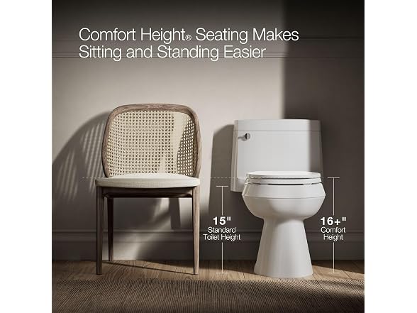 KOHLER 30810-0 Santa Rosa One-Pcs Compact Toilet