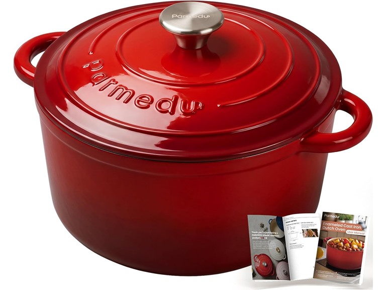 Parmedu Enameled Cast Iron Dutch Oven