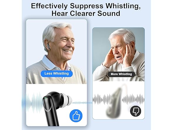 Digital Hearing Aids w/ Cleaner Kit