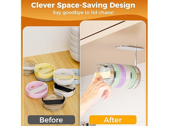 Quehun 2 PCS Tumbler Lid Organizers