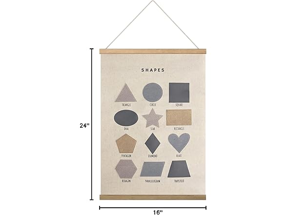 Bon et Beau Embroidered Shape Poster