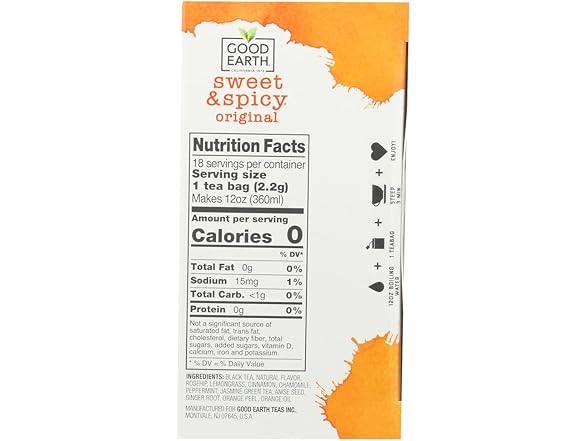 Good Earth Sweet & Spicy Tea, 6pk