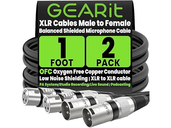 GEARit XLR Cables