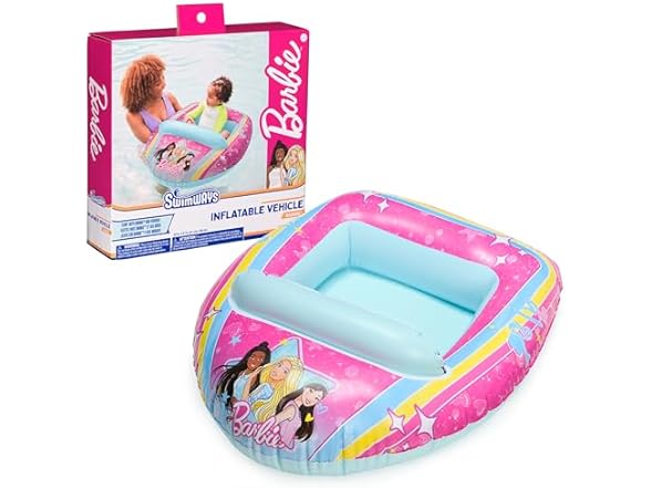 Barbie Inflatable Water Boat Vehicle