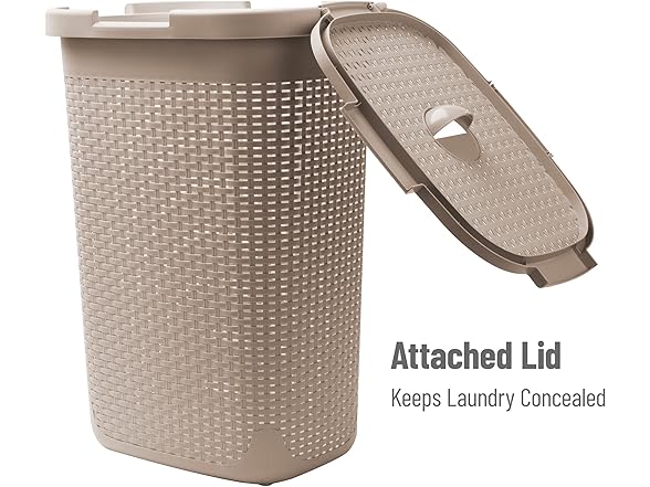 Laundry Hamper 60L 2pk Tan