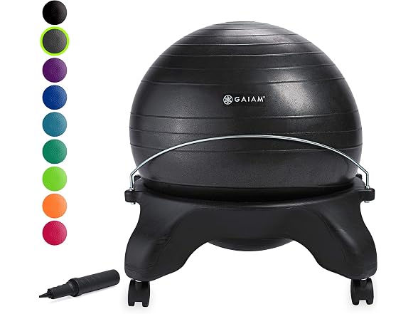 Gaiam Backless Balance Ball Chair