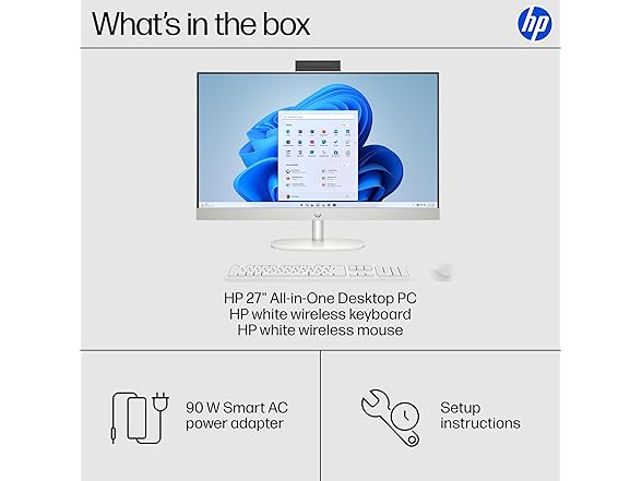 HP 27" All-in-One Desktop 27-cr1180