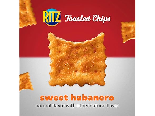 12PK RITZ Toasted Chips Sweet Habanero Crackers
