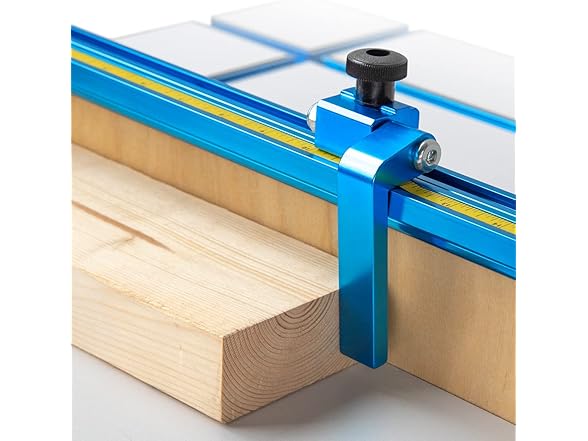 POWERTEC 2-1/4" Fence Flip Stop for Table Saw\
