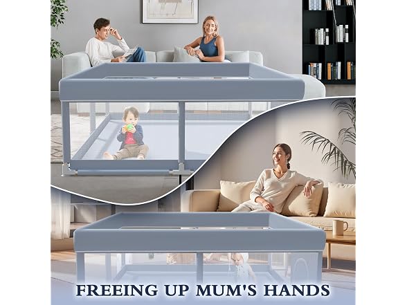 XVISHX 65x50" Baby Playpen