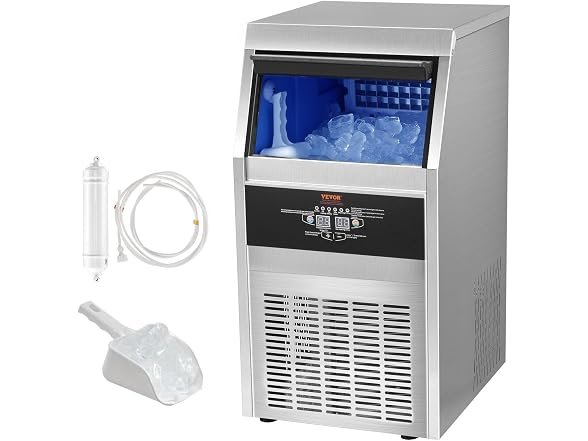 110V Commercial Ice Maker 80-90LBS/24H with