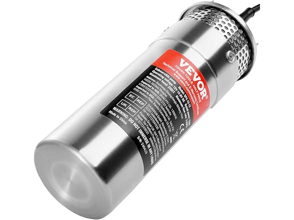 Solar Water Pump, 12V DC 120W Submersible Deep