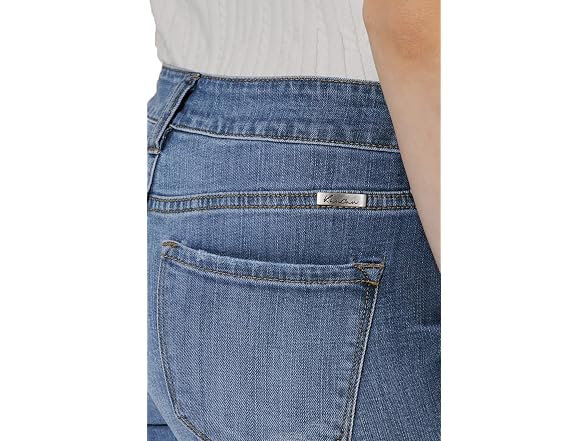 Kan Can Women (28) Mid-Rise Ankle Frayed Jeans