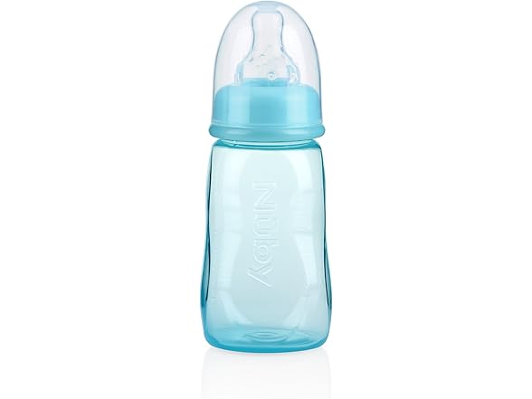 Nuby Standard Neck Tinted Feeding Nurser, 1 Count