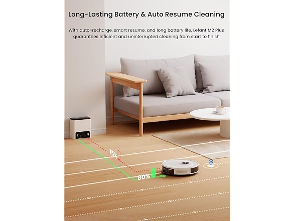 Lefant M2 Plus Robot Vacuum and Mop - Gallery 7
