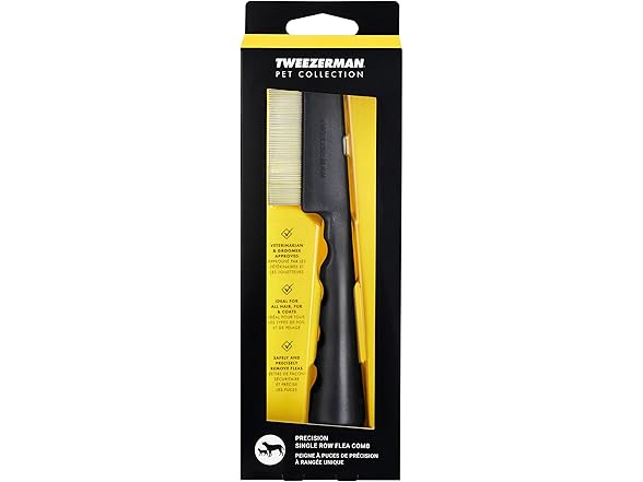 Tweezerman Precision Single Row Flea Comb