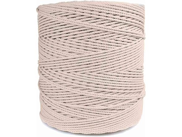 GOLBERG Twisted 100% Natural Cotton Rope –