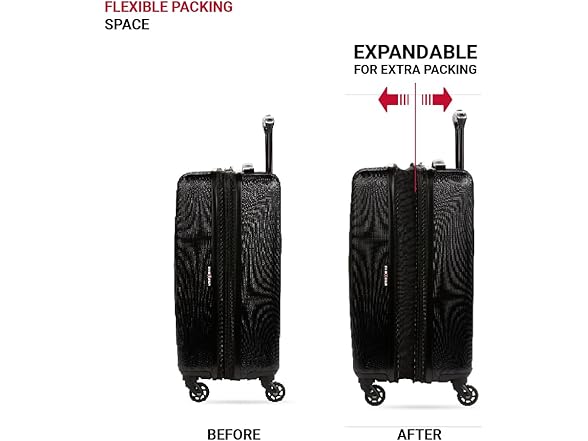 SwissGear SwissGear 8018 Expandable Luggage Set, 3