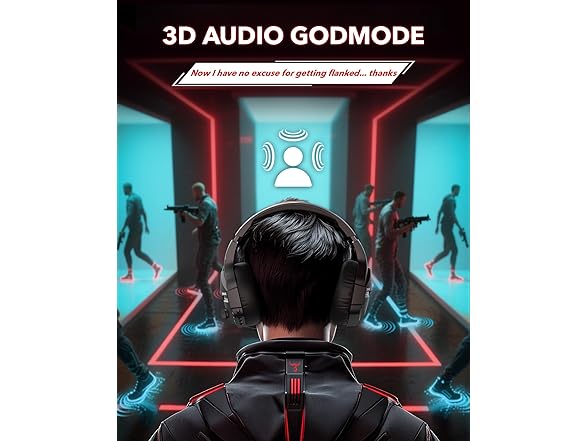 BINNUNE Wireless Gaming Headset