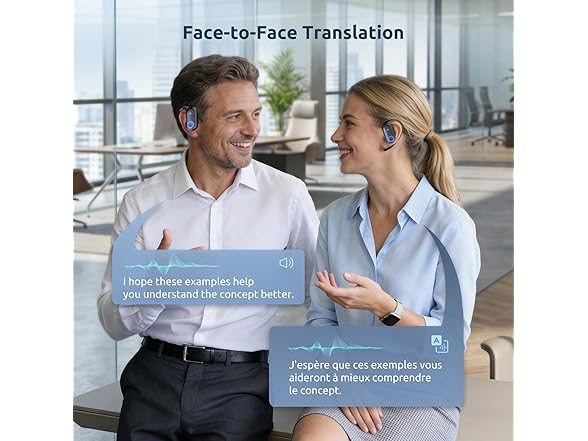 ZOOBELIO Ai Translation Earbuds