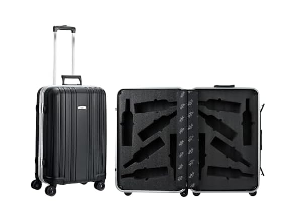 Wine Bottle Suitcase Aluminum (12 Bottles)