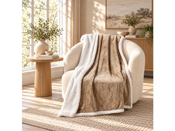 2-Pack Printed Sherpa Throw Blankets - Gallery 2