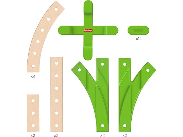 Fisher-Price Wooden Track Building Toy