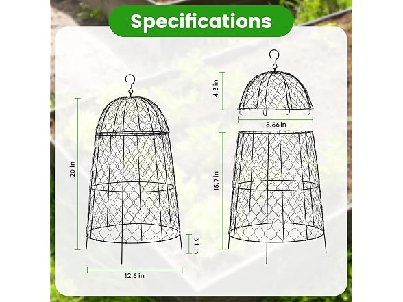 DFJFIFF Plant Protector Chicken Wire