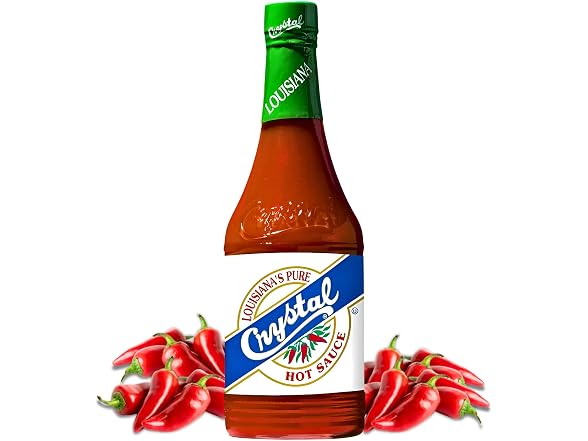 Crystal Hot Sauce, Original - 12 oz Bottle, Pack of 6