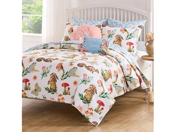 Greenland Home Willow Novelty 2Pc Quilt Set