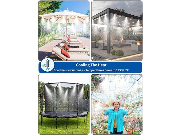 Lekit Misters for Outside Patio 63FT - Gallery 7