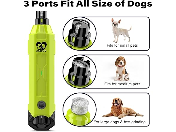 Casfuy B0CQC8JDW2 dog nail grinder