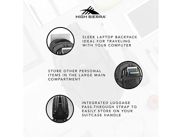 High Sierra Travel Bag, Mercury Black