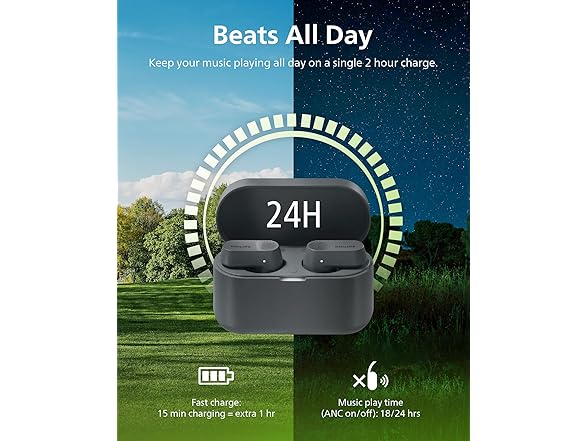 PHILIPS TAT3519 ANC Wireless Earbuds