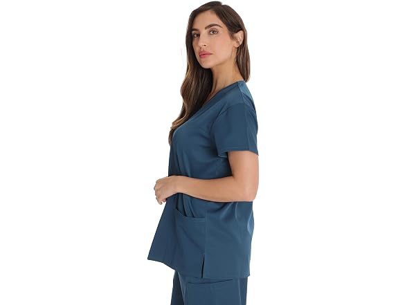 Just Love Women (M) Stretch Tops Carribean Blue