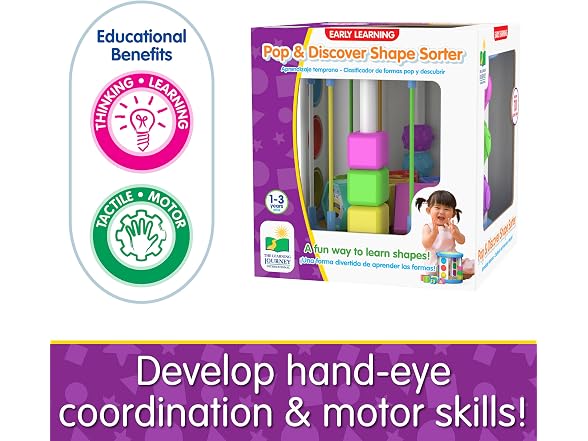 The Learning Journey: Pop & Discover Shape Sorter