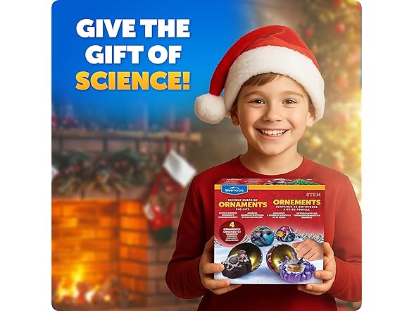 Blue Marble Science Surprise Christmas Ornament Kit