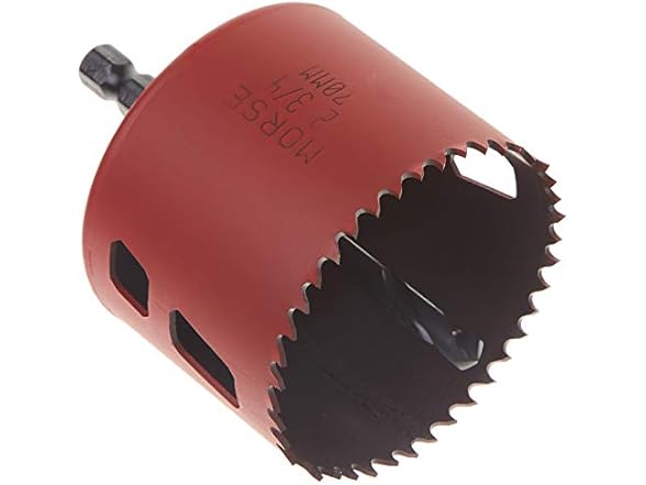 Morse MHSA44C Bimetal Hole Saw, 2-3/4" ,