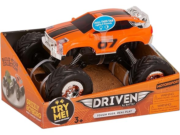Driven by Battat - Cyborg Toy Monster Truck