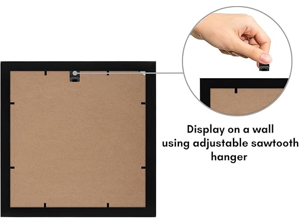 Americanflat 10x10 Picture Frame- Black