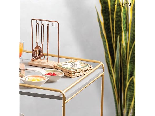 Cocktail Napkin Holder for Table & Kitchen - Boho Flat 