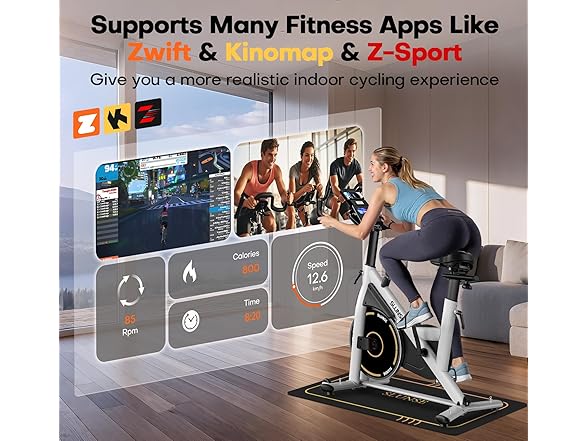 SLUNSE Magnetic Stationary Exercise Bike