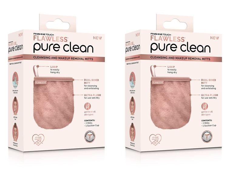 Day Facial Cleansing Mitt Set (Pack of 2)
