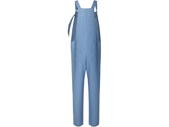 StyleDome Women (L) Overall Trousers Light Blue