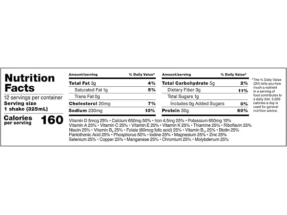 Generic Equate Easy-to-Drink Shakes Meal