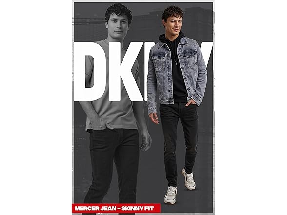 DKNY Mens Skinny Jeans for Men (36W x 30L)